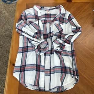 Button up Plaid Shirt